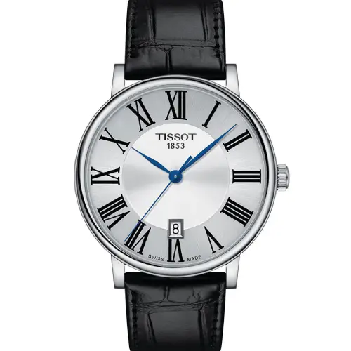 TISSOT T-Classic Carson Black Leather Strap