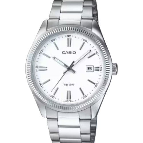 CASIO Collection Silver Stainless Steel Bracelet