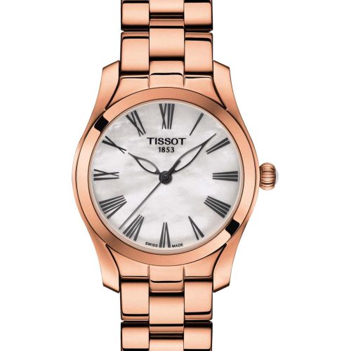 TISSOT T-Lady T-wave Rose Gold Stainless Steel Bracelet