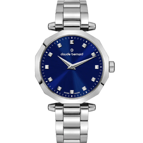 Claude Bernard Dress Code Two-Hands Stainless Steel Bracelet