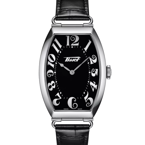 TISSOT Heritage Porto Black Leather Strap