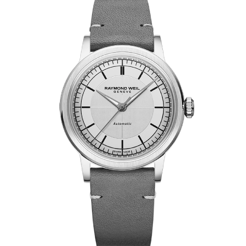 RAYMOND WEIL Millesime Grey Leather Strap