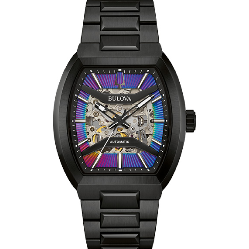BULOVA Maquina Black Stainless Steel Bracelet