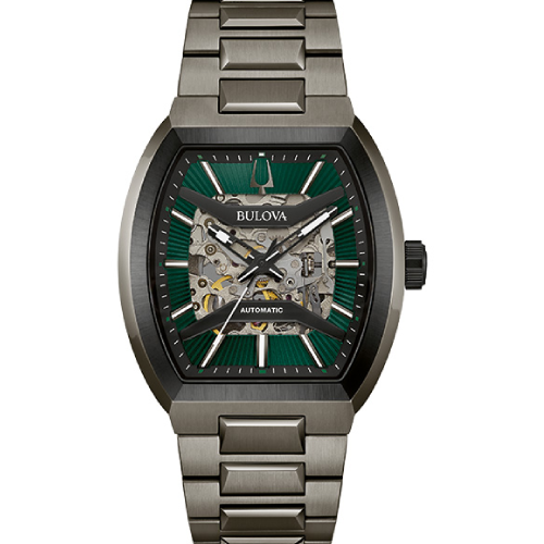 BULOVA Maquina Grey Stainless Steel Bracelet