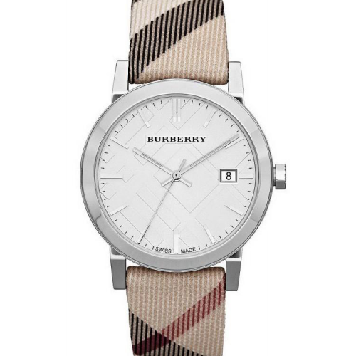 BURBERRY The City Multicolor Leather Strap