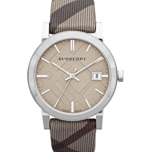 BURBERRY The City Multicolor Leather Strap
