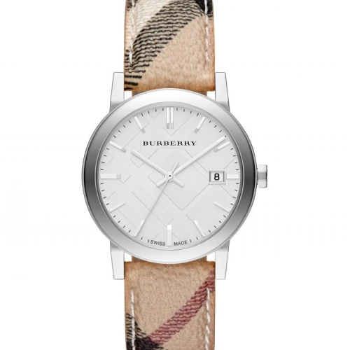 BURBERRY The City Multicolor Leather Strap