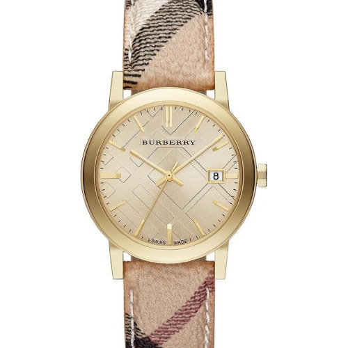 BURBERRY The City Multicolor Leather Strap