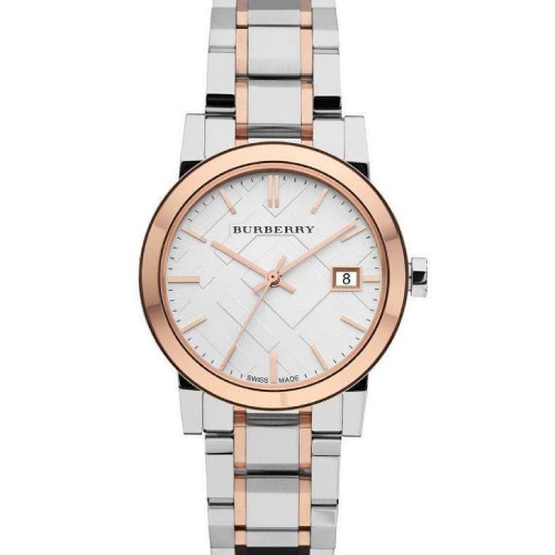 BURBERRY The City Two Tone Stainless Steel Bracelet