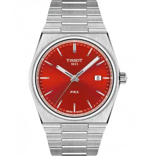TISSOT T-Classic PRX 40 205 Silver Stainless Steel Bracelet