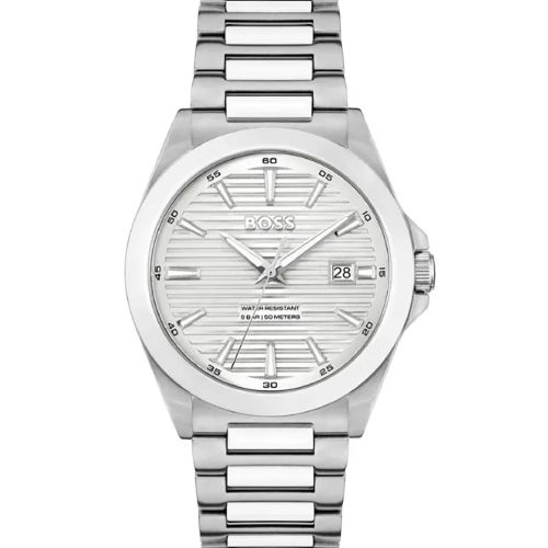 HUGO BOSS Strike Silver Stainless Steel Bracelet