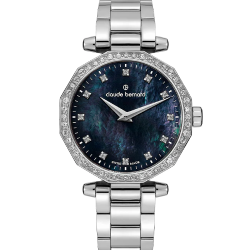 Claude Bernard Dress Code Two-Hands Stainless Steel Bracelet