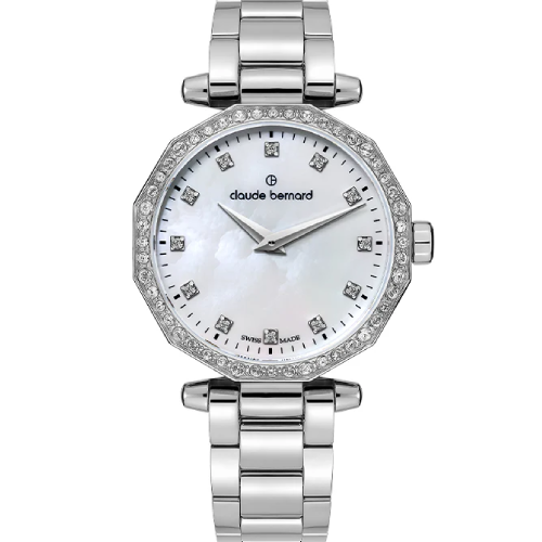 Claude Bernard Dress Code Two-Hands Stainless Steel Bracelet