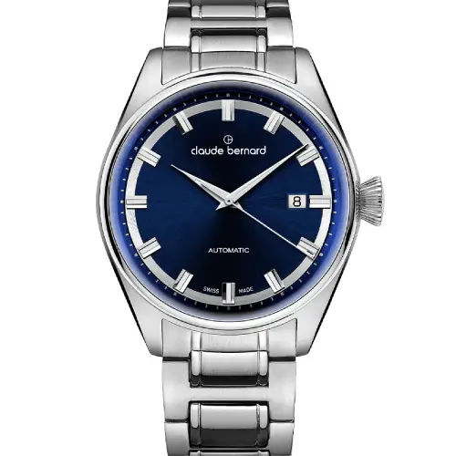 Claude Bernard Proud Heritage Automatic Stainless Steel Bracelet