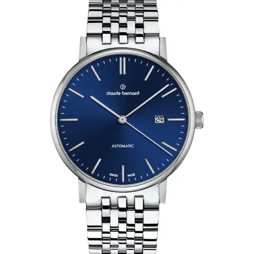 Claude Bernard Slim Line Automatic Date Stainless Steel Bracelet