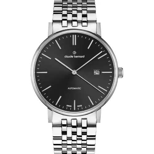 Claude Bernard Slim Line Automatic Date Stainless Steel Bracelet