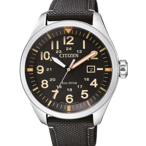 CITIZEN Eco-Drive Nylon Black Strap