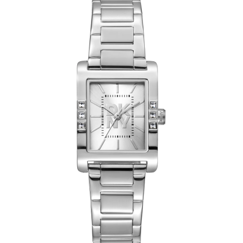DKNY City Westside Glitz Silver Stainless Steel Bracelet
