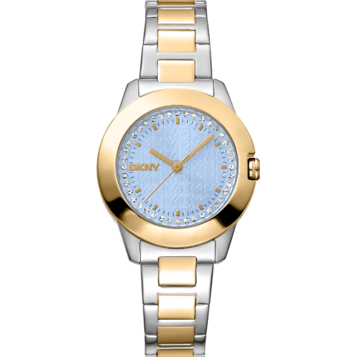 DKNY Park Ave Two Tone Stainless Steel Bracelet