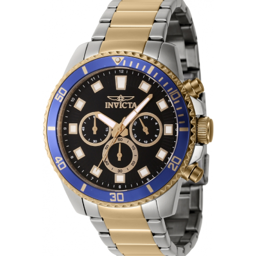 Invicta Pro Diver Chronograph Two Tone Stainless Steel Bracelet