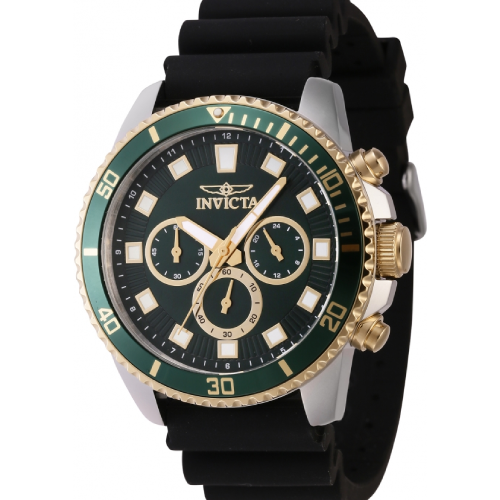 Invicta Pro Diver Chronograph Black Rubber Strap