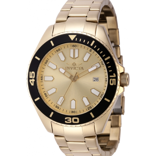 Invicta Pro Diver Gold Stainless Steel Bracelet