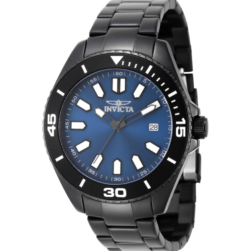 Invicta Pro Diver Black Stainless Steel Bracelet