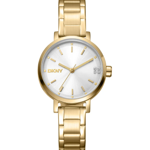 DKNY Soho Glitz Crystals Gold Stainless Steel Bracelet