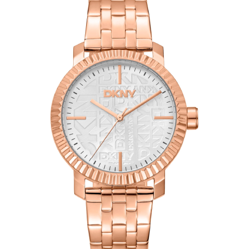DKNY Chambers Maxi Rose Gold Stainless Steel Bracelet