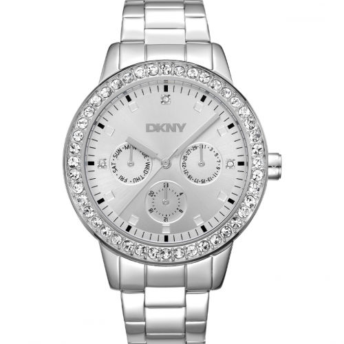 DKNY Parsons Multi Glitz Stainless Steel Bracelet