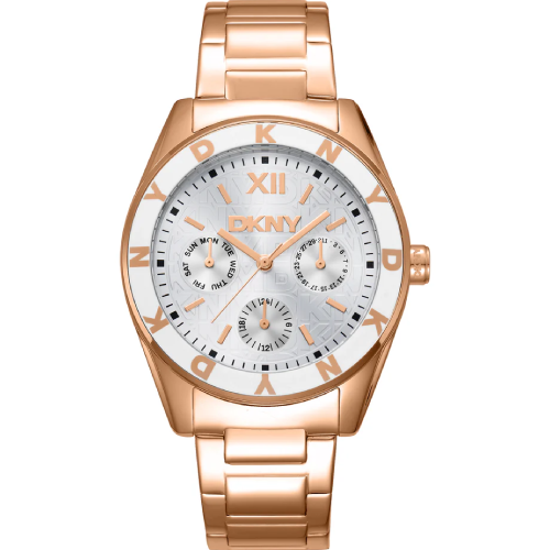 DKNY Downtown Multi Sport Rose Gold Stainless Steel Bracelet