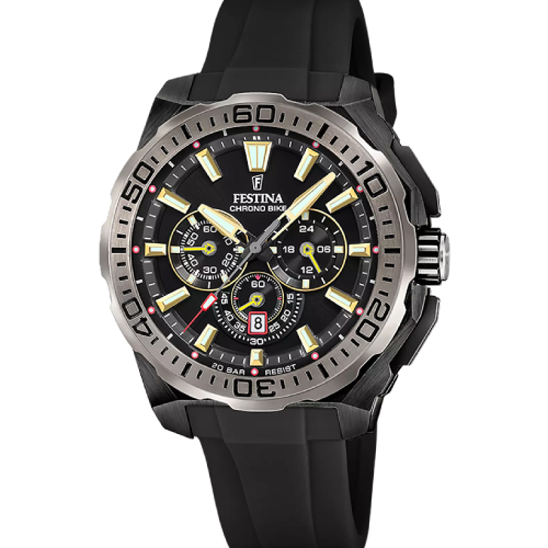 Festina Chrono Bike Diver Black Rubber Strap