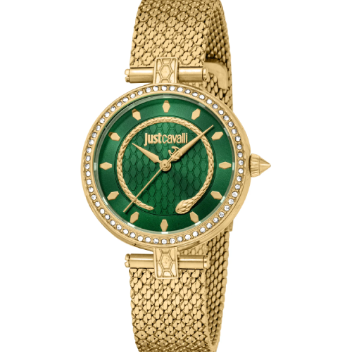 Just Cavalli Obsessive Snake Gold Stainless Steel Bracelet