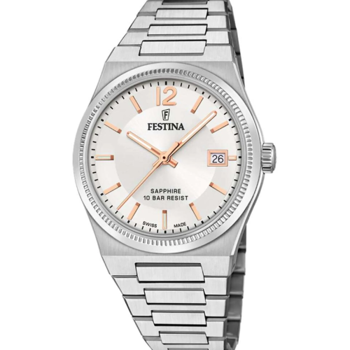 Festina Rivé Swiss Made Stainless Steel Bracelet