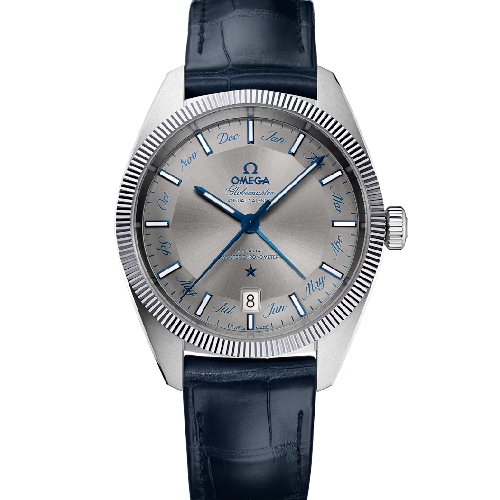 Omega Constellation Globemaster 41 mm, Steel on Leather Strap