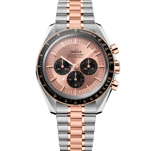 Omega Speedmaster Moonwatch Sedna™ Gold on Steel Professional Co-Axial Master Chronometer Chronograph 42mm