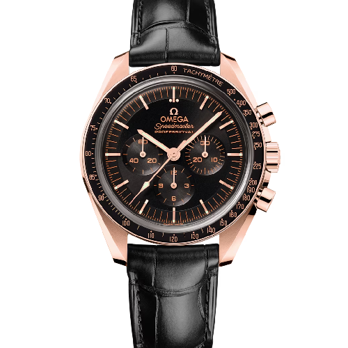 Omega Speedmaster Moonwatch Sedna™ on Leather Strap