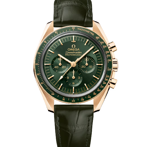 Omega Speedmaster Moonwatch Professional Moonshine™ Gold on Leather Strap