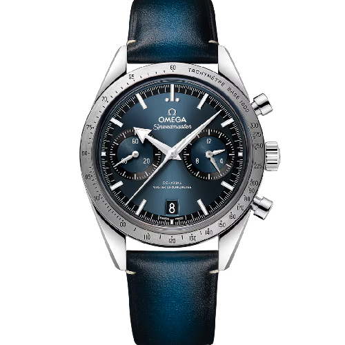 Omega Speedmaster '57 40.5 mm, Steel on Leather Strap