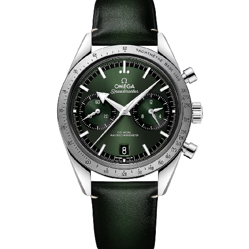 Omega Speedmaster '57 40.5 mm, Steel on Leather Strap
