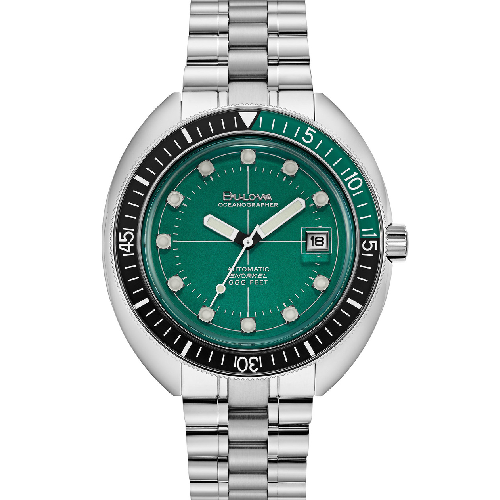 BULOVΑ Oceanographer Automatic Silver Stainless Steel Bracelet