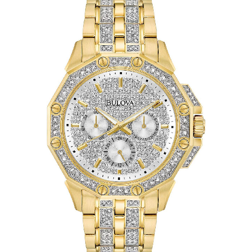 BULOVA Crystal Collection Gold Stainless Steel Bracelet