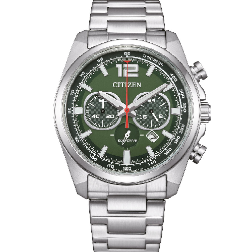 Citizen Eco-Drive Chronograph Silver Stainless Steel Bracelet