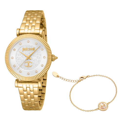 Just Cavalli Unleashed Gold Stainless Steel Bracelet