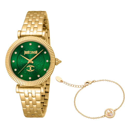 Just Cavalli Unleashed Gold Stainless Steel Bracelet