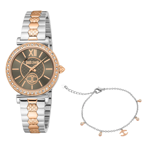 Just Cavalli Varenna Two Tone Stainless Steel Bracelet