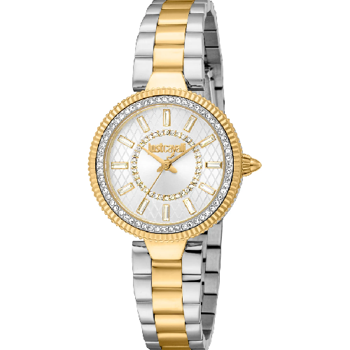 Just Cavalli Ostentatious Two Tone Stainless Steel Bracelet