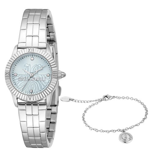 Just Cavalli Mini Raffinata Silver Stainless Steel Bracelet