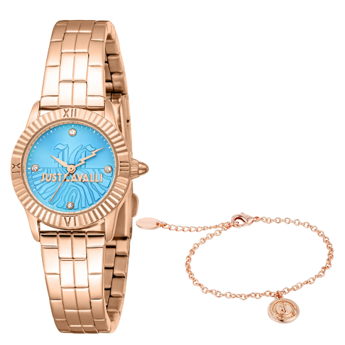Just Cavalli Mini Raffinata Rose Gold Stainless Steel Bracelet