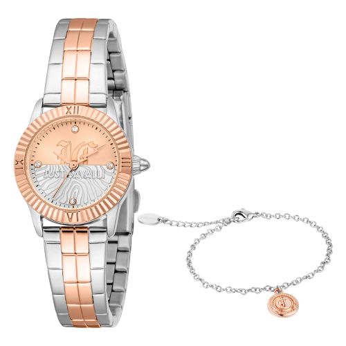 Just Cavalli Mini Raffinata Two Tone Stainless Steel Bracelet